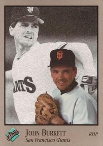 #113 John Burkett - San Francisco Giants - 1992 Studio Baseball