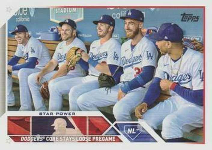 #113 Star Power - Los Angeles Dodgers - 2023 Topps Baseball
