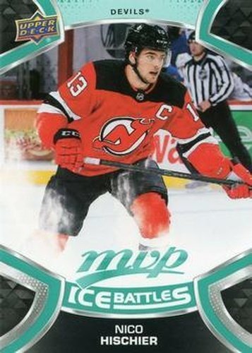 #113 Nico Hischier - New Jersey Devils - 2021-22 Upper Deck MVP - Ice Battles Hockey
