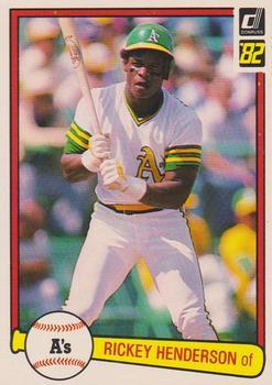#113 Rickey Henderson - Oakland Athletics - 1982 Donruss Baseball