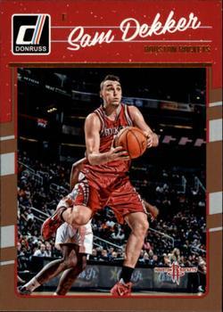 #113 Sam Dekker - Houston Rockets - 2016-17 Donruss Basketball