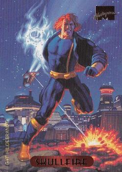 #113 Skullfire - 1994 Fleer Marvel Masterpieces Hildebrandt Brothers