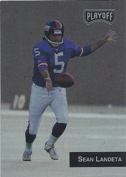 #113 Sean Landeta - New York Giants - 1993 Playoff Football