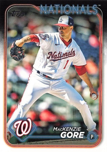 #113 MacKenzie Gore - Washington Nationals - 2024 Topps Baseball