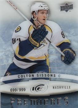 #113 Colton Sissons - Nashville Predators - 2014-15 Upper Deck Ice Hockey
