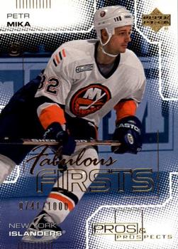 #113 Petr Mika - New York Islanders - 2000-01 Upper Deck Pros & Prospects Hockey