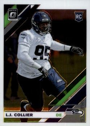 #113 L.J. Collier - Seattle Seahawks - 2019 Donruss Optic Football