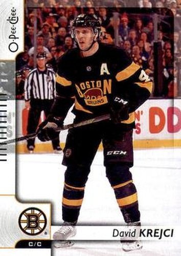 #113 David Krejci - Boston Bruins - 2017-18 O-Pee-Chee Hockey