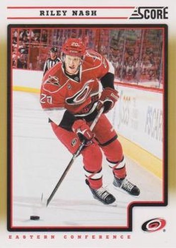 #113 Riley Nash - Carolina Hurricanes - 2012-13 Score - Gold Rush Hockey