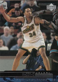 #113 Jelani McCoy - Seattle SuperSonics - 1999-00 Upper Deck Basketball