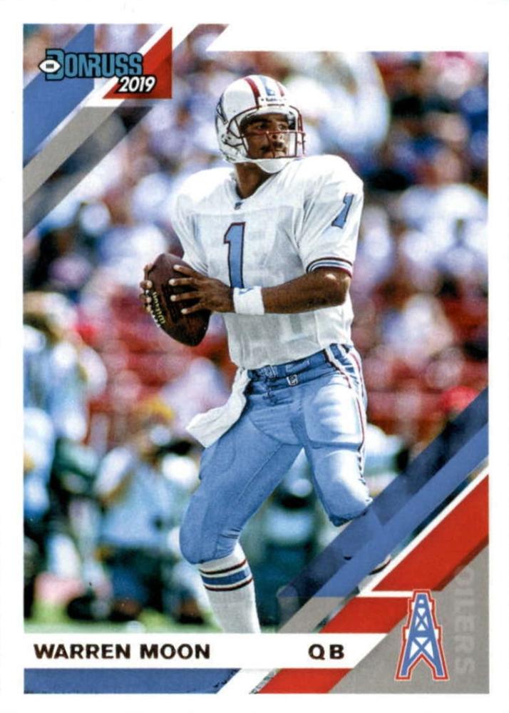 #113 Warren Moon - Houston Oilers - 2019 Donruss Football