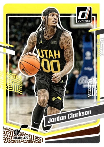 #113 Jordan Clarkson - Utah Jazz - 2023-24 Donruss Basketball