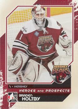 #113 Braden Holtby - Hershey Bears - 2010-11 In The Game Heroes and Prospects Hockey