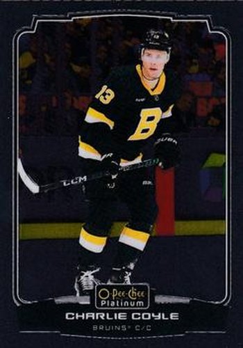 #113 Charlie Coyle - Boston Bruins - 2022-23 O-Pee-Chee Platinum Hockey