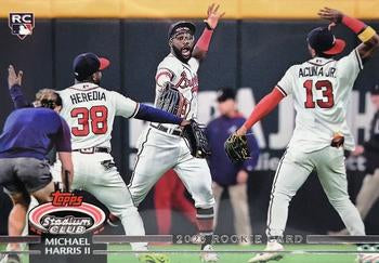 #113d Michael Harris II - Atlanta Braves - 2023 Stadium Club Baseball
