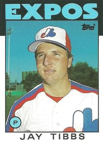 #114T Jay Tibbs - Montreal Expos - 1986 Topps Traded Baseball