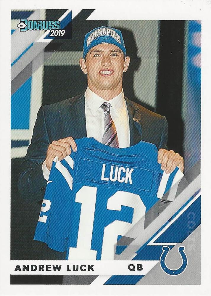 #114V Andrew Luck - Indianapolis Colts - 2019 Donruss Football