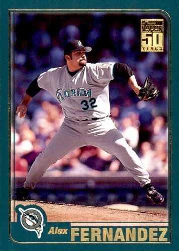 #114 Alex Fernandez - Florida Marlins - 2001 Topps Baseball