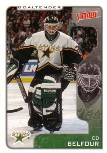 #114 Ed Belfour - Dallas Stars - 2001-02 Upper Deck Victory Hockey