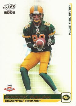 #114 Brock Ralph - Edmonton Eskimos - 2003 Pacific CFL Football