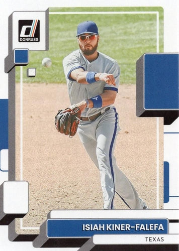 #114 Isiah Kiner-Falefa - Texas Rangers - 2022 Donruss Baseball