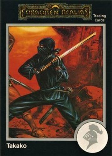#114 Takako - 1991 TSR Advanced Dungeons & Dragons - Silver