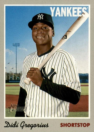 #114 Didi Gregorius - Houston Astros - 2019 Topps Heritage Baseball