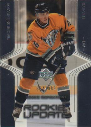 #114 Timofei Shishkanov - Nashville Predators - 2003-04 Upper Deck Rookie Update Hockey