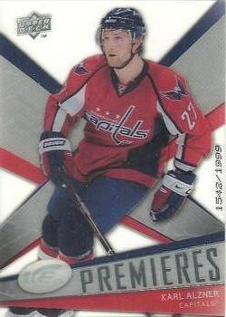 #114 Karl Alzner - Washington Capitals - 2008-09 Upper Deck Ice Hockey