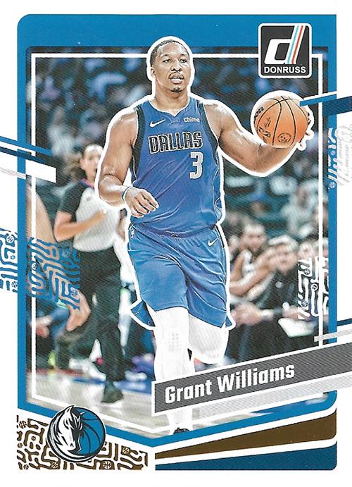 #114 Grant Williams - Dallas Mavericks - 2023-24 Donruss Basketball