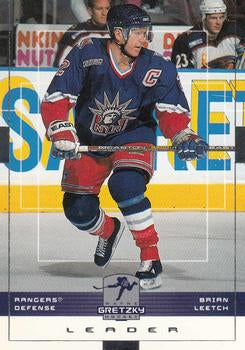 #114 Brian Leetch - New York Rangers - 1999-00 Upper Deck Wayne Gretzky Hockey