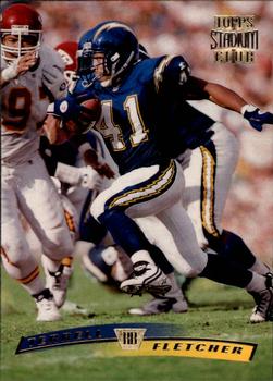 #114 Terrell Fletcher - San Diego Chargers - 1996 Stadium Club Football