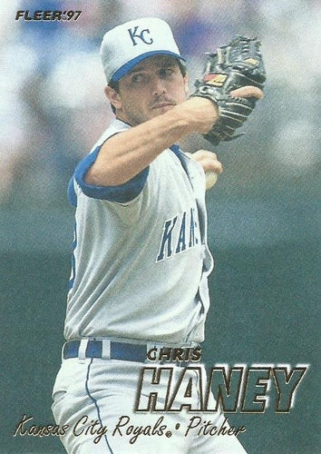 #114 Chris Haney - Kansas City Royals - 1997 Fleer Baseball