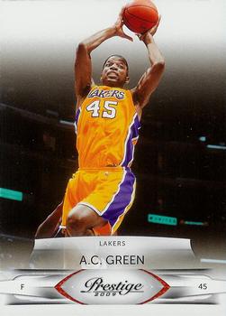 #114 A.C. Green - Los Angeles Lakers - 2009-10 Panini Prestige Basketball