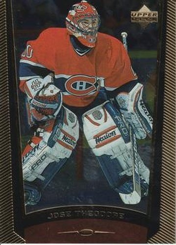 #114 Jose Theodore - Montreal Canadiens - 1998-99 Upper Deck Gold Reserve Hockey