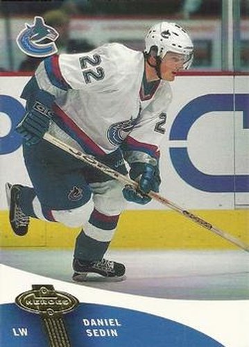 #114 Daniel Sedin - Vancouver Canucks - 2000-01 Upper Deck Heroes Hockey