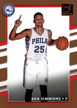 #114 Ben Simmons - Philadelphia 76ers - 2017-18 Donruss Basketball