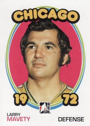 #114 Larry Mavety - Chicago Cougars - 2009-10 In The Game 1972 The Year In Hockey
