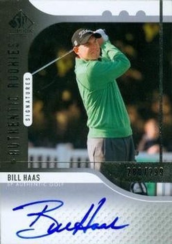 #114 Bill Haas - 2012 SP Authentic Golf