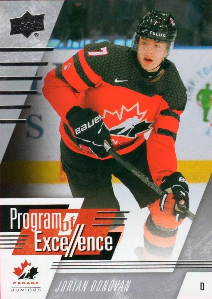 #114 Jorian Donovan - Canada - 2024 Upper Deck Team Canada Juniors Hockey