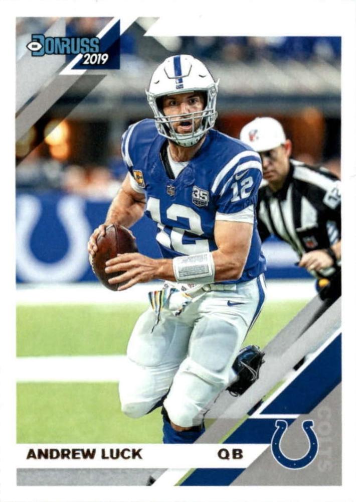#114 Andrew Luck - Indianapolis Colts - 2019 Donruss Football