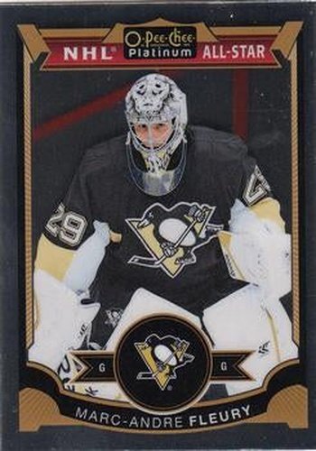 #114 Marc-Andre Fleury - Pittsburgh Penguins - 2015-16 O-Pee-Chee Platinum Hockey