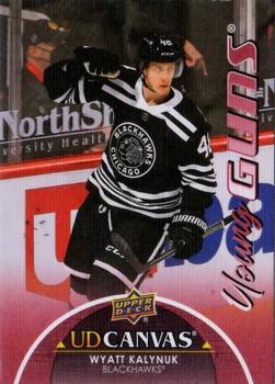 #C114 Wyatt Kalynuk - Chicago Blackhawks - 2021-22 Upper Deck - UD Canvas Hockey
