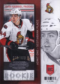 #114 Jean-Gabriel Pageau - Ottawa Senators - 2013-14 Panini Contenders Hockey