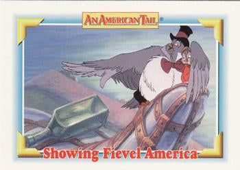 #114 Showing Fievel America - 1991 Impel An American Tail: Fievel Goes West