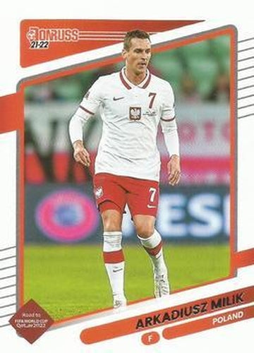 #114 Arkadiusz Milik - Poland - 2021-22 Donruss Road to FIFA World Cup Qatar 2022 Soccer