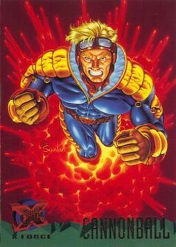 #114 Cannonball - 1995 Fleer Ultra X-Men