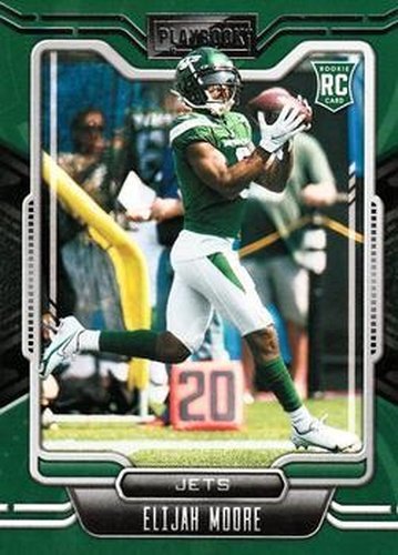 #114 Elijah Moore - New York Jets - 2021 Panini Playbook Football