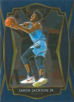 #114 Jaren Jackson Jr. - Memphis Grizzlies - 2020-21 Panini Select - Blue Basketball