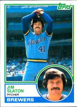 #114 Jim Slaton - Milwaukee Brewers - 1983 Topps Baseball